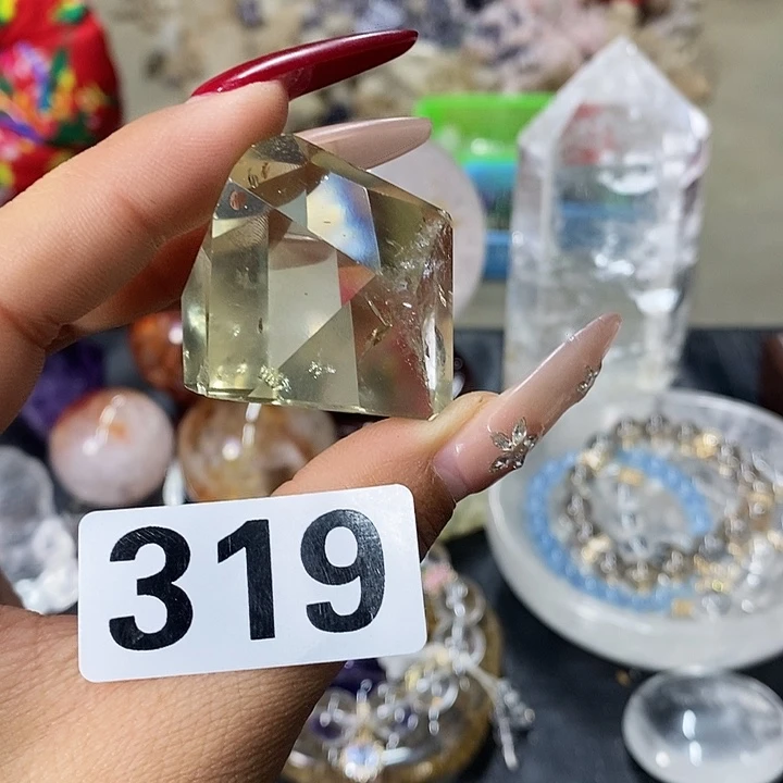 珠宝半成品水晶未镶嵌