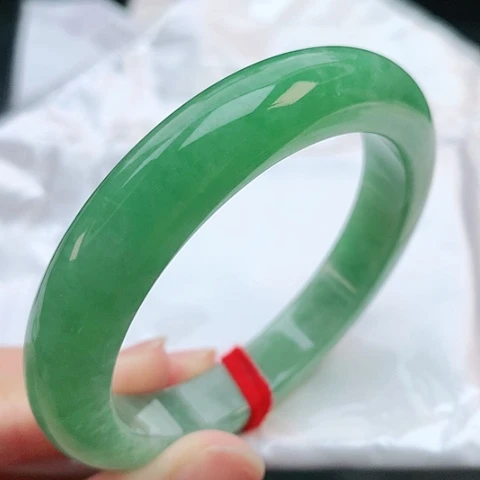 未镶嵌手镯翡翠53圈口250004