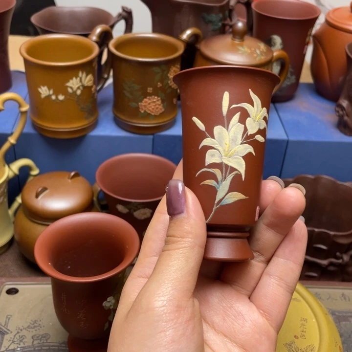 紫砂茶杯紫砂主人杯