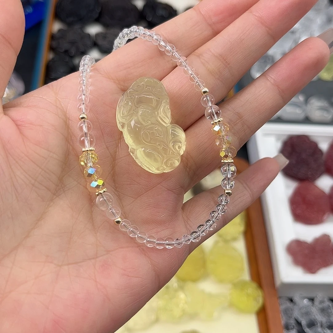 水晶珠宝半成品未镶嵌拯***人44