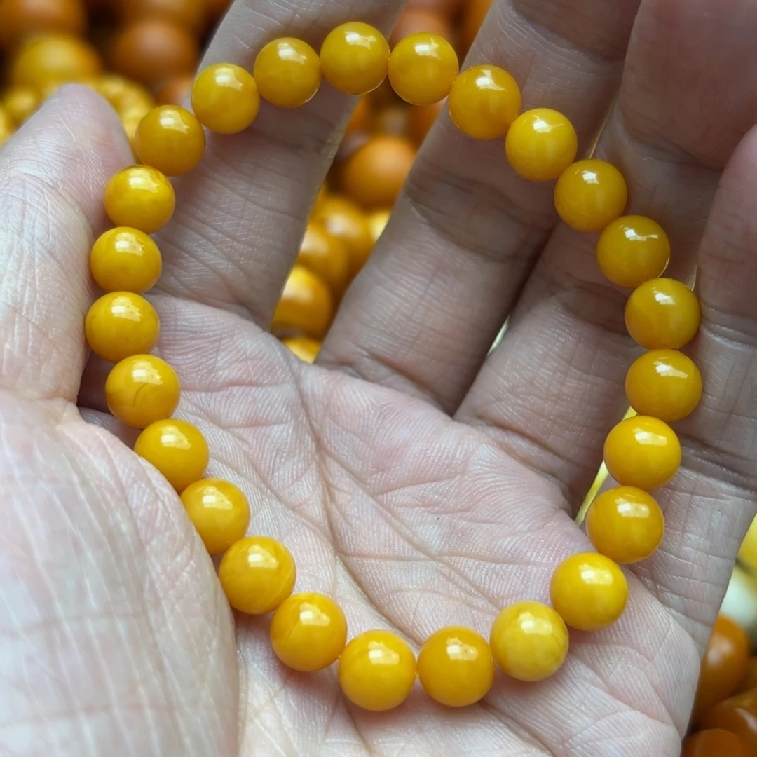 琥珀手链未镶嵌蜜蜡