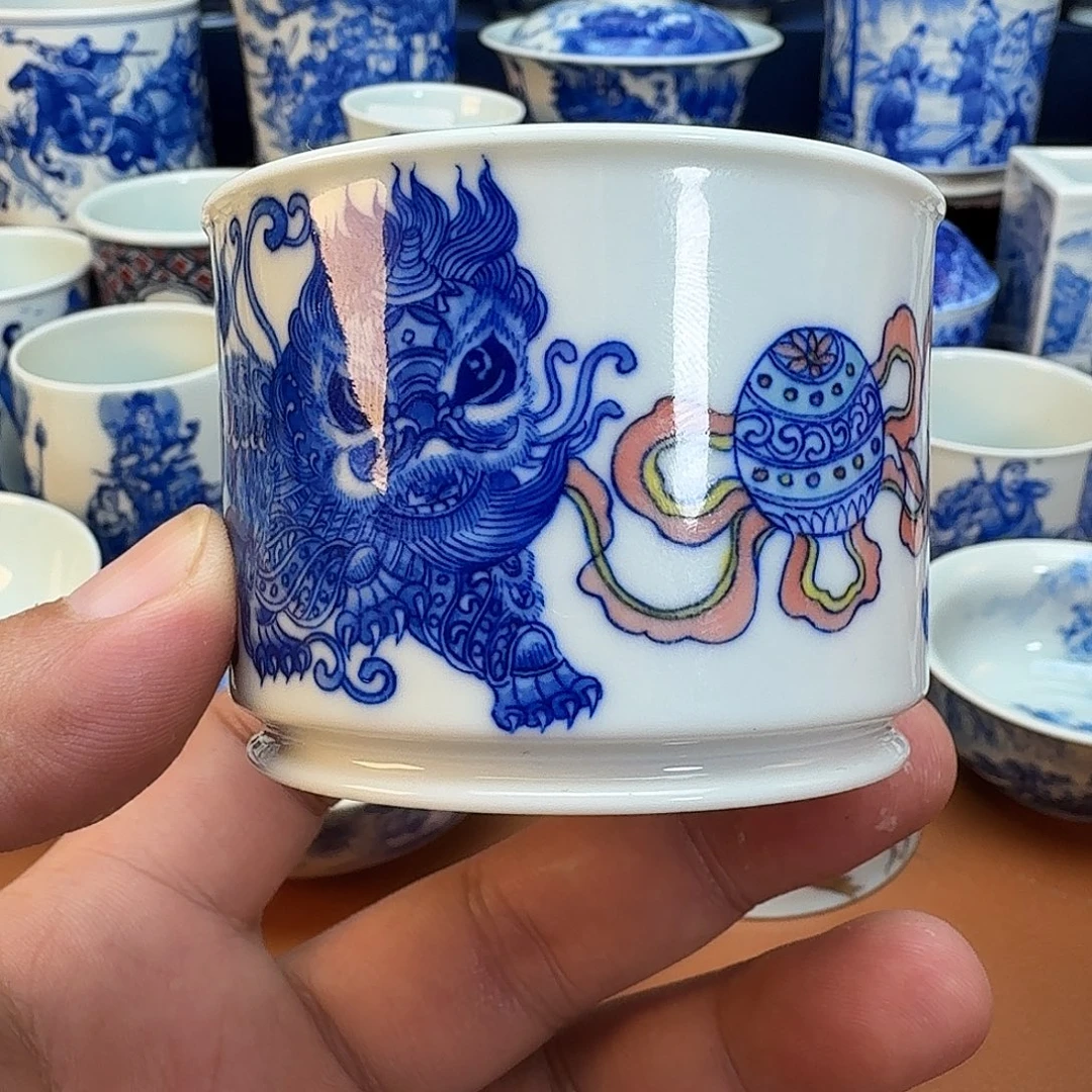 杯子景德镇全手工手绘陶瓷
