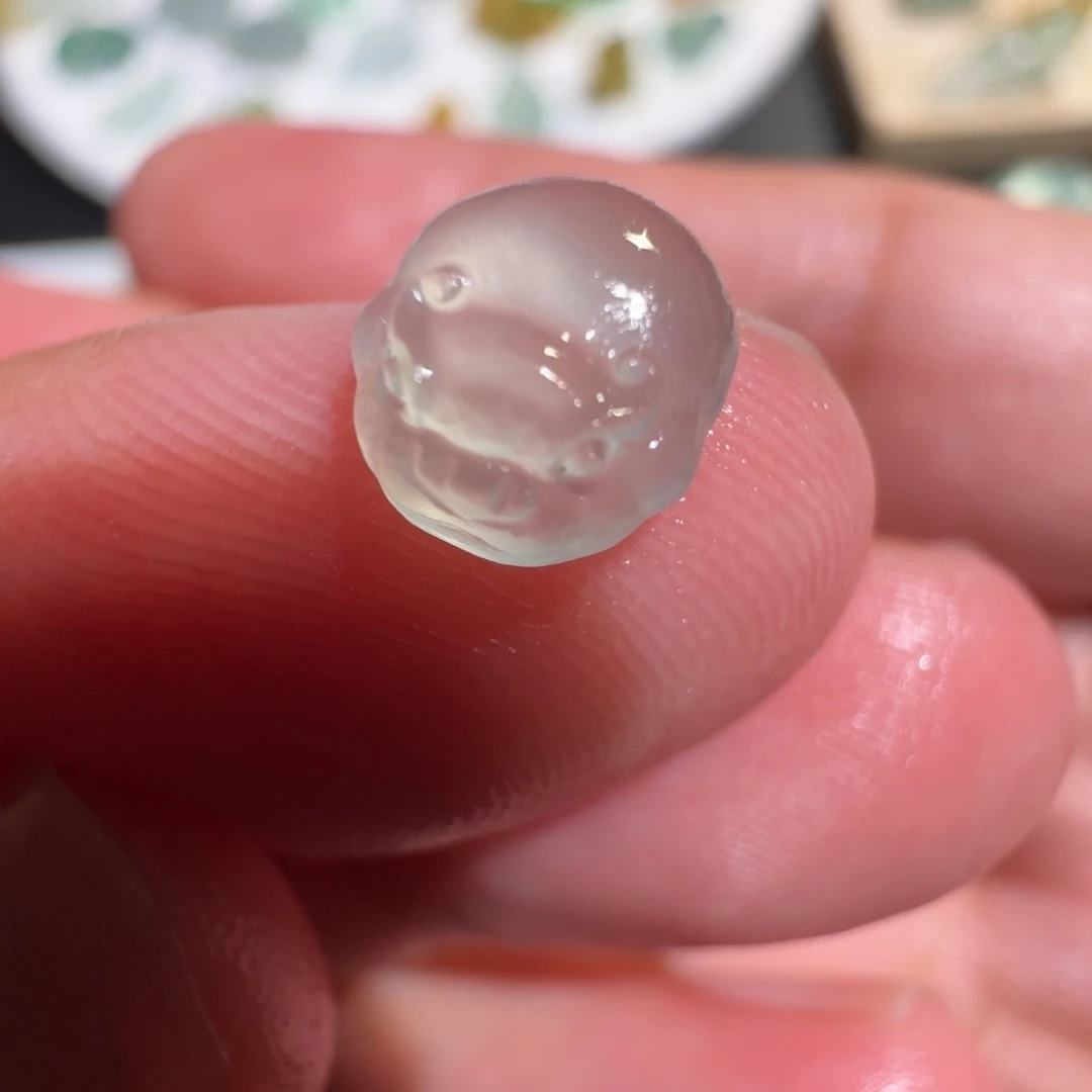 佛***s定制翡翠未镶嵌高冰貔貅