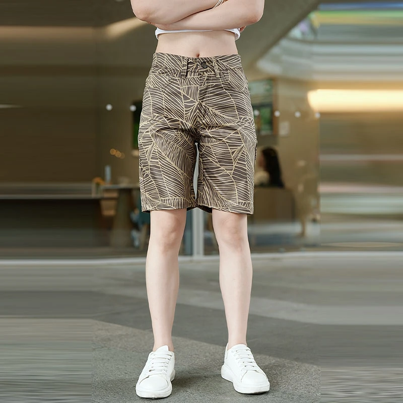 夏季男士休闲短裤薄款速干宽松美式潮牌复古五分裤运动潮流百搭男