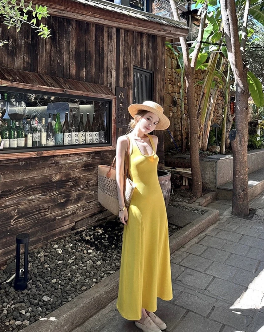 连衣裙显瘦气质长裙夏季法式裙子
