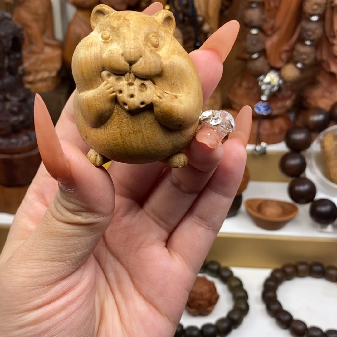 檀香木手串/手链迈索尔老山檀香小仓鼠奶香，瑕