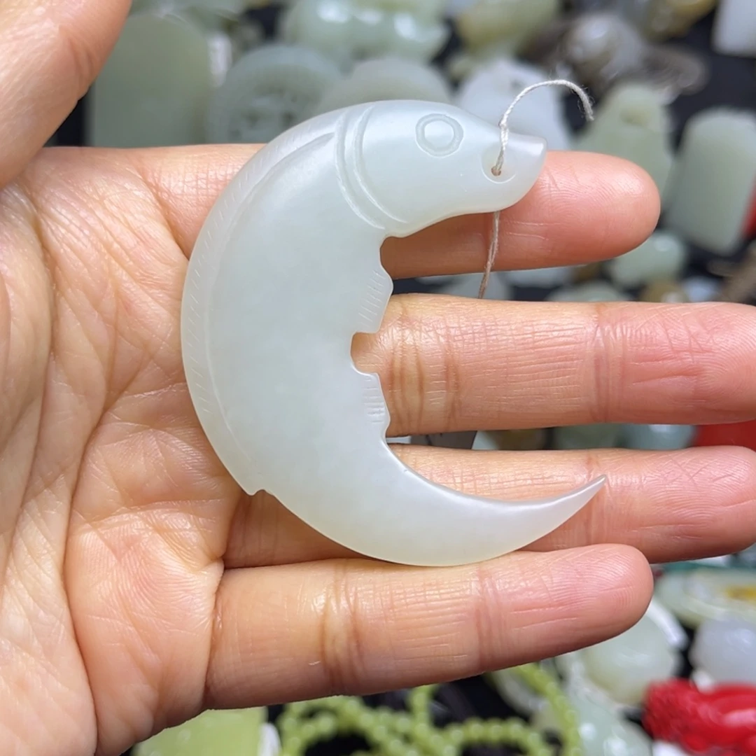 福***和田玉未镶嵌吊坠(不含链)