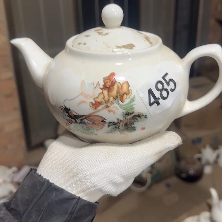 库存瓷片多空茶壶