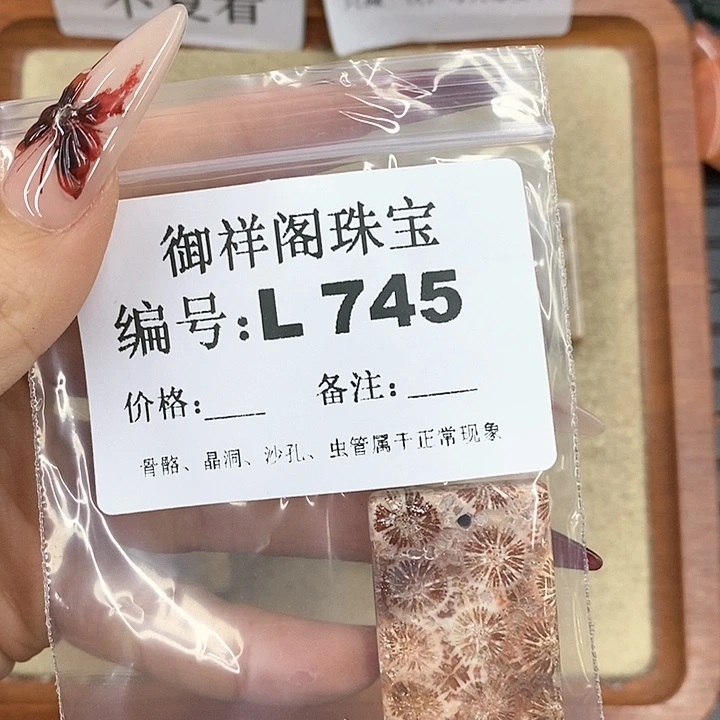 硅化珊瑚（珊瑚玉）颈饰未镶嵌硕**累