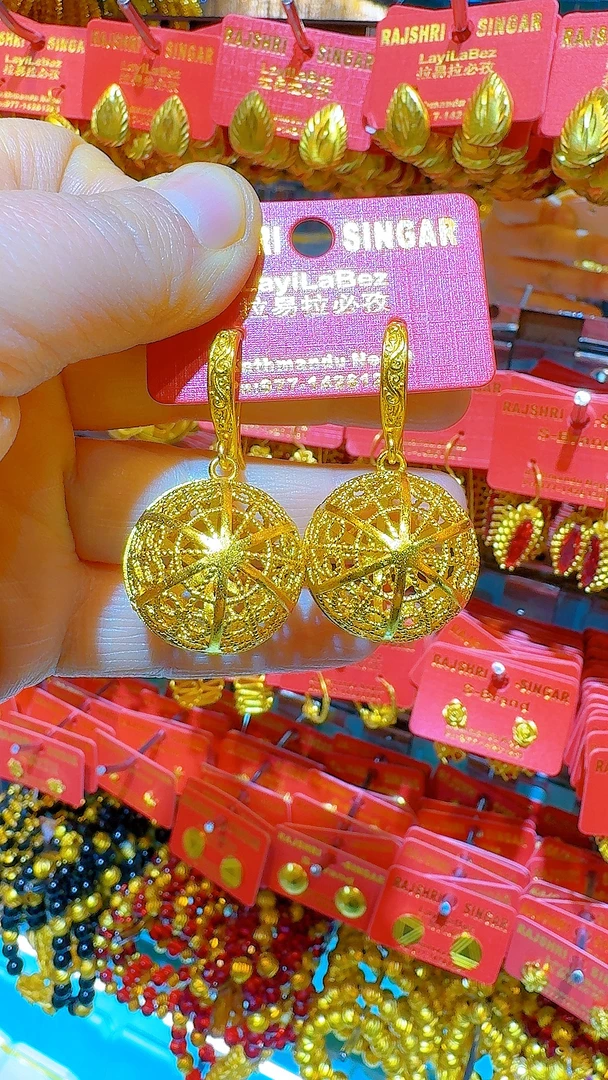 铜合金耳饰 铜合金手链 铜合金时尚尼泊尔饰品耳环LayiLaBezنىپال