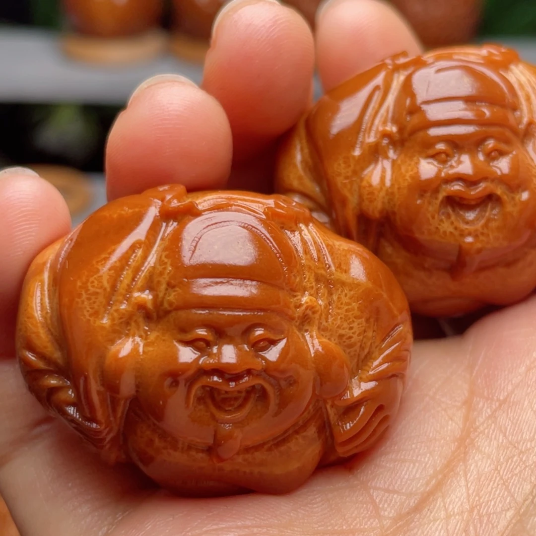 吊坠橄榄核横财手球3.3