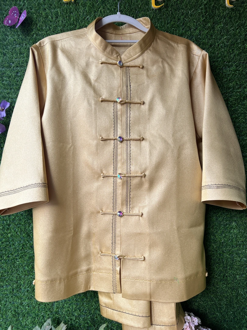 傣族手工缝制男士套装款（下单需联系客服支持量身定制）