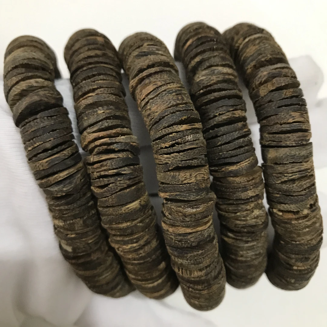 11左右 沉水随性药片 种植沉香手串  多样性发一