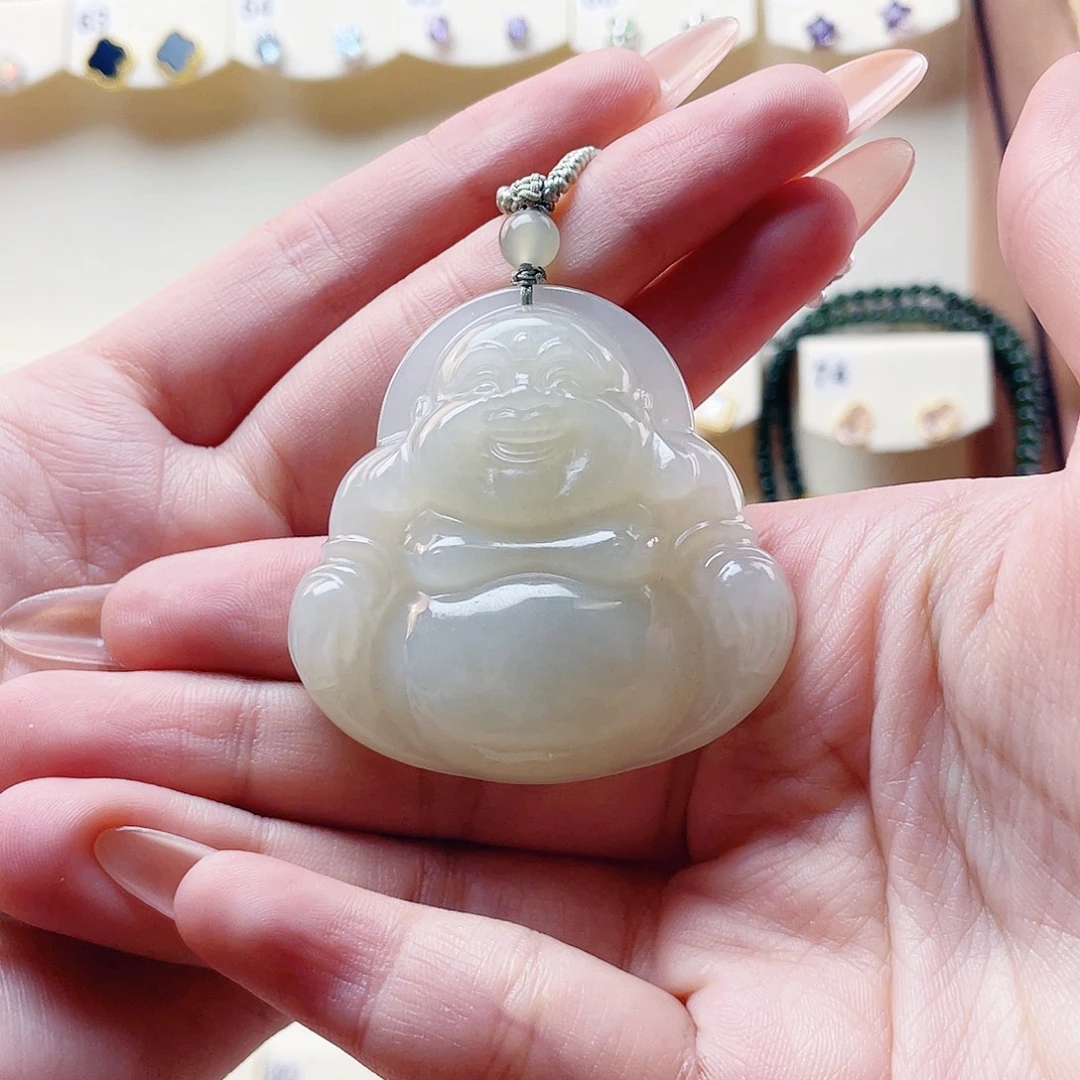 可***o和田玉未镶嵌吊坠(赠链)