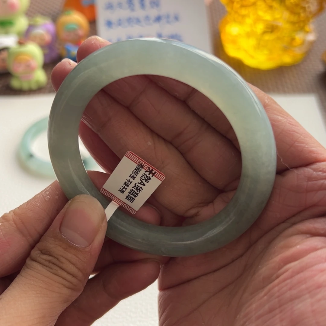 翡翠未镶嵌手镯16号 55