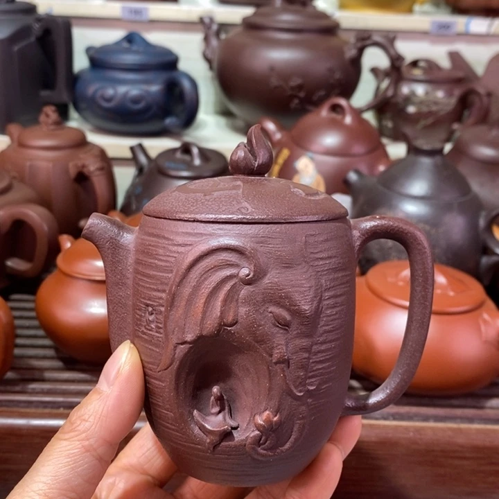 茶壶紫砂微瑕处理一把