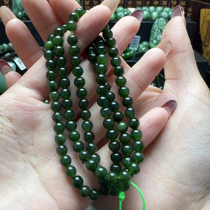 和田玉（碧玉）项链未镶嵌