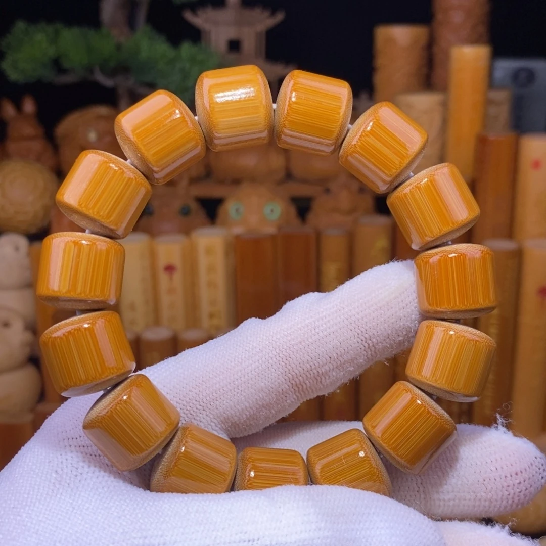 竹红皮精品爆蜜手串