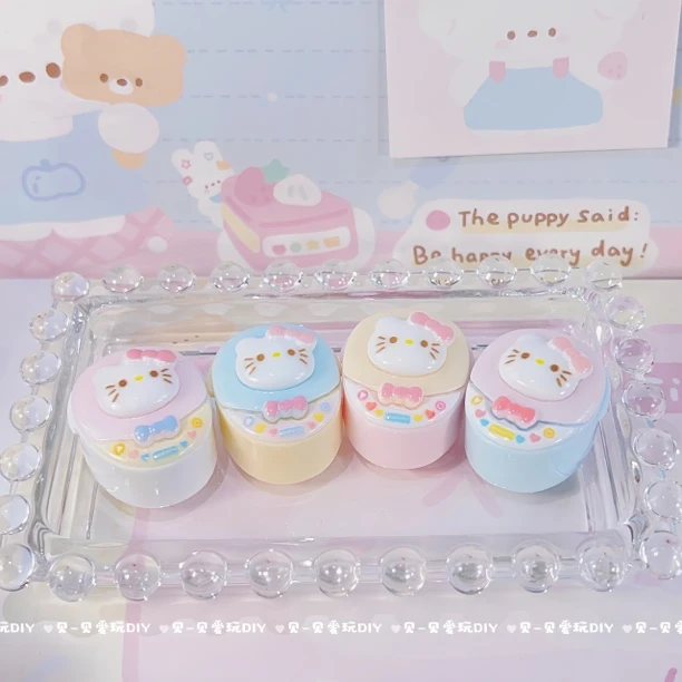 【贝贝-kitty电饭煲】手工树脂DIY仿真食玩卡通配件/儿童 FIDIY