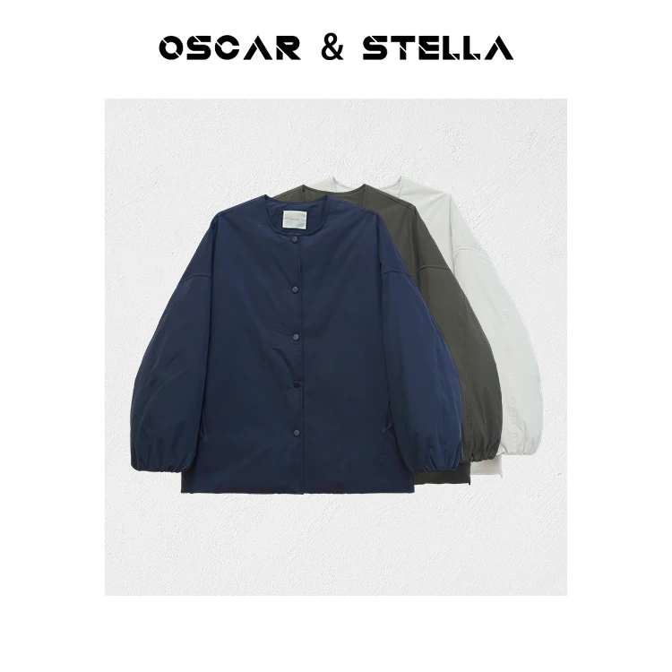 OSCAR&STELLA高蓬松度大朵鸭绒圆领保暖羽绒服259-ZJ010