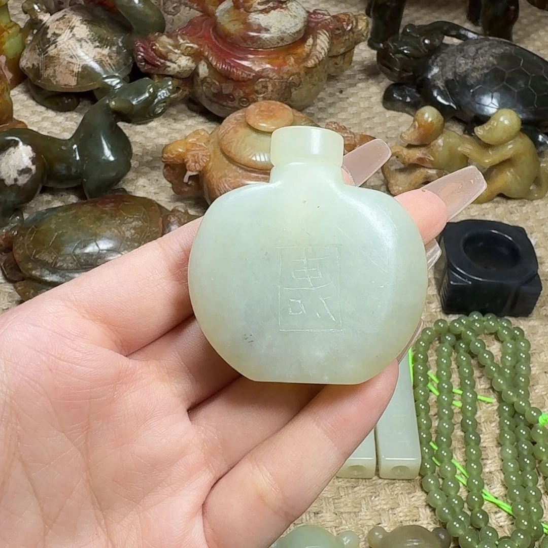 白玉菩提吊坠挂件