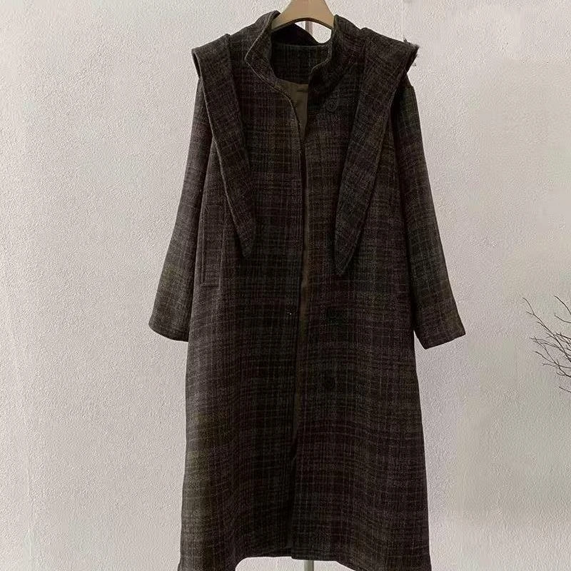 【大衣】冬季高档加厚保暖新款外套百搭气质女装9675[SY]J
