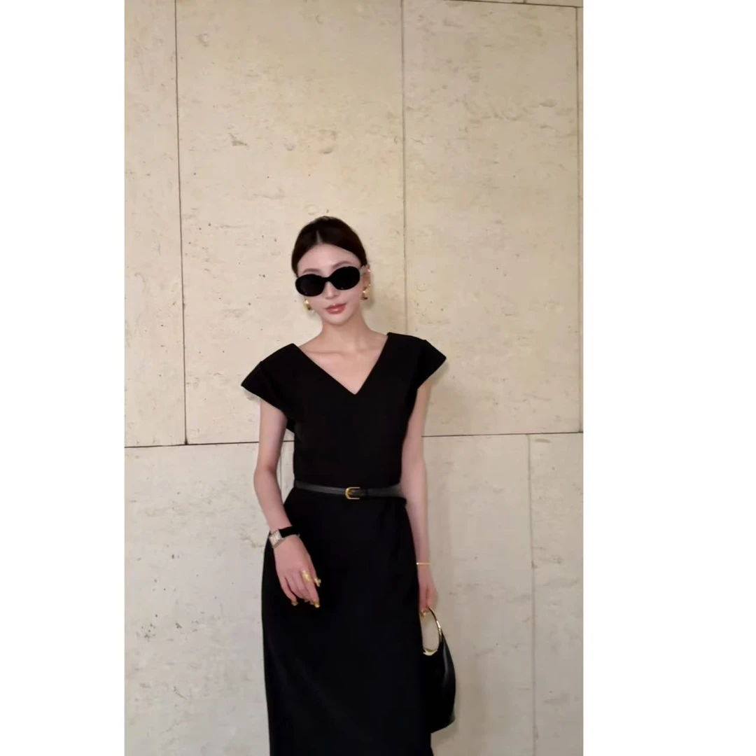 KIKI【氧气胶囊】2025夏季高级轻奢气质高级感连衣裙5S3265