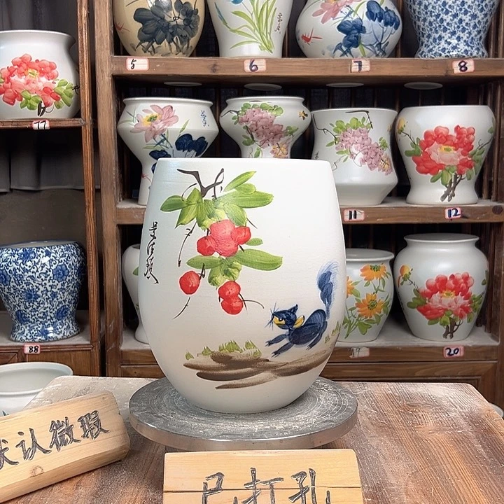 摆件但盆松鼠款新款陶瓷