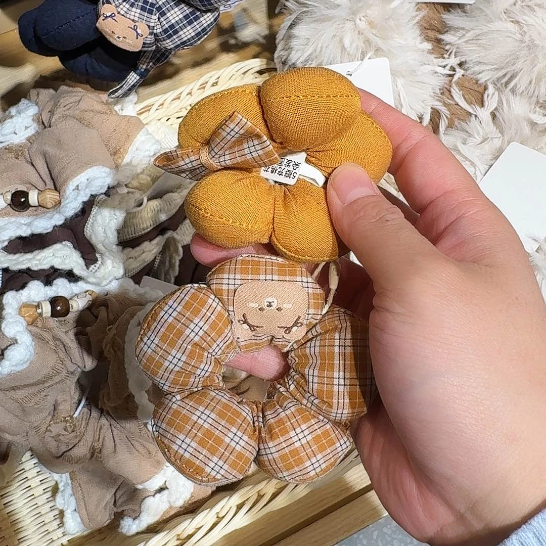 非金属黄色小花发圈