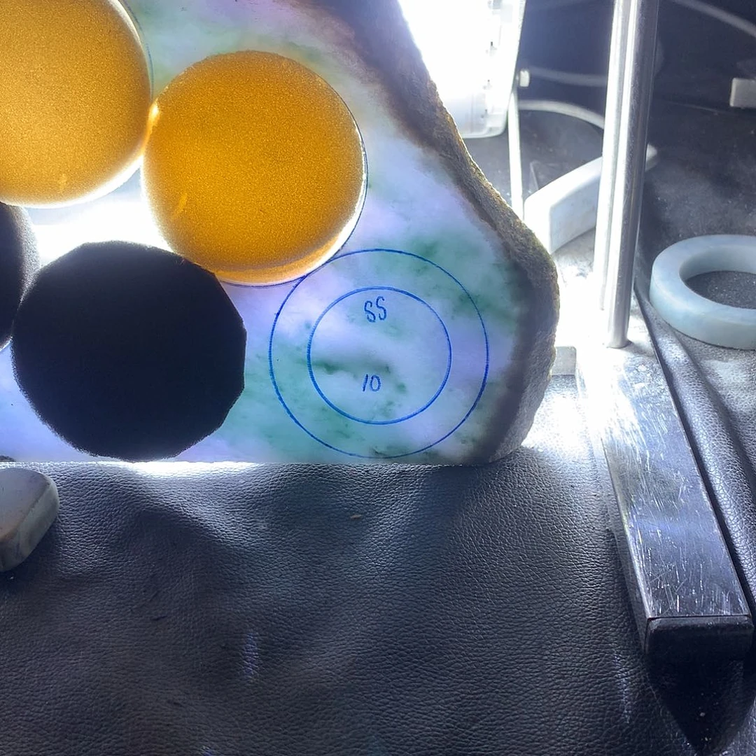 定制翡翠手镯未镶嵌夕*李