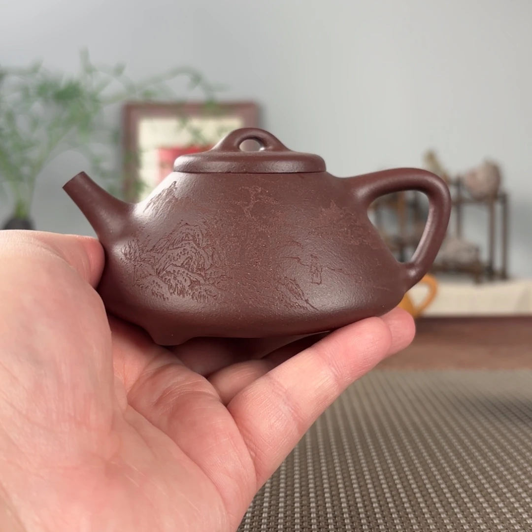 茶壶紫砂微瑕黄龙山原矿紫砂壶
