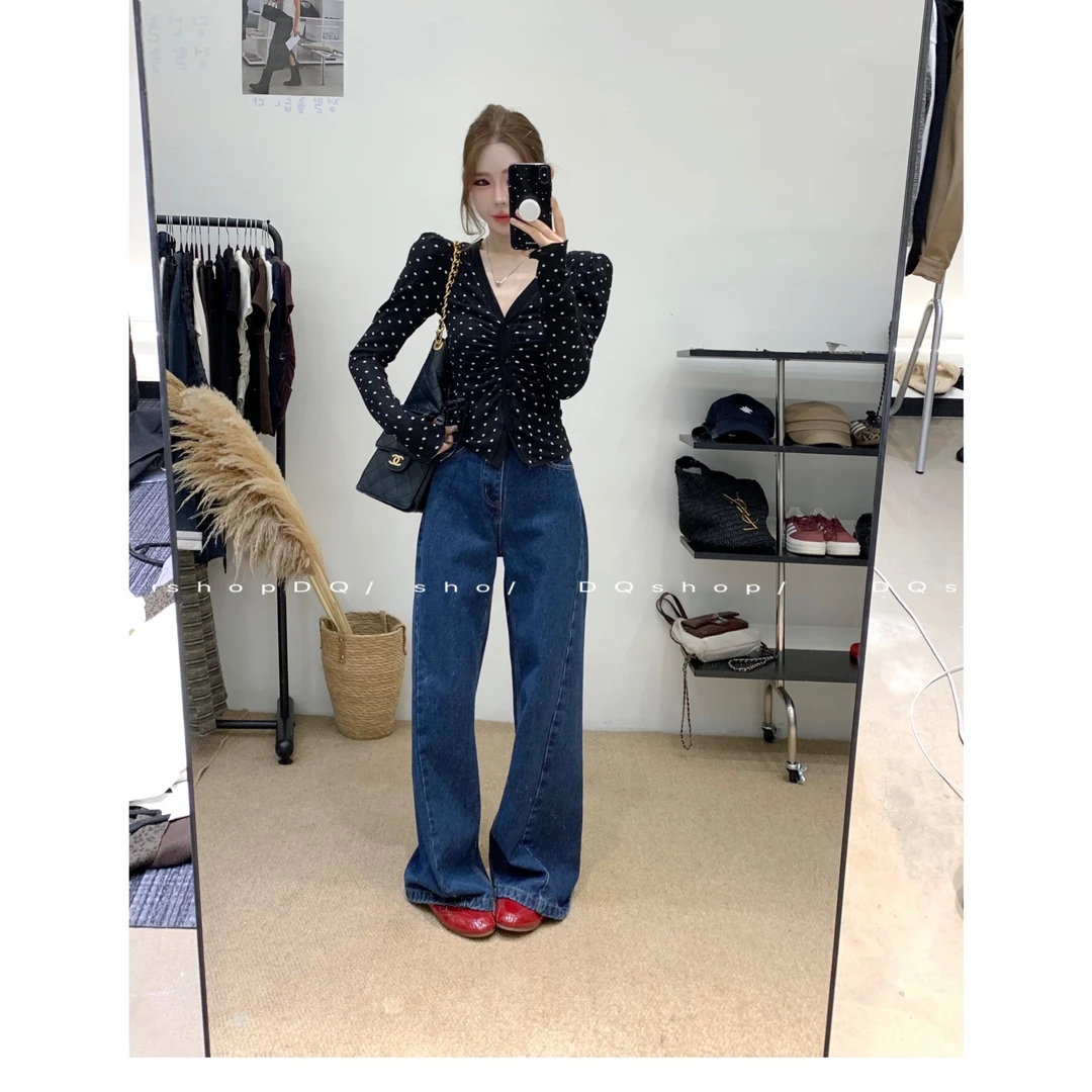 【 牛仔玩家】 深蓝色牛仔裤