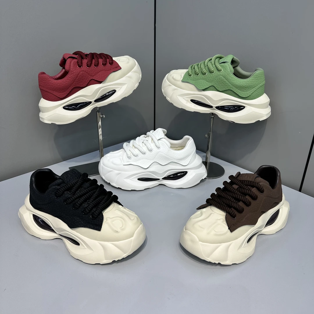 欧洲站潮牌男士秋冬季轻奢运动时尚青春小众高端日常舒适潮流潮鞋