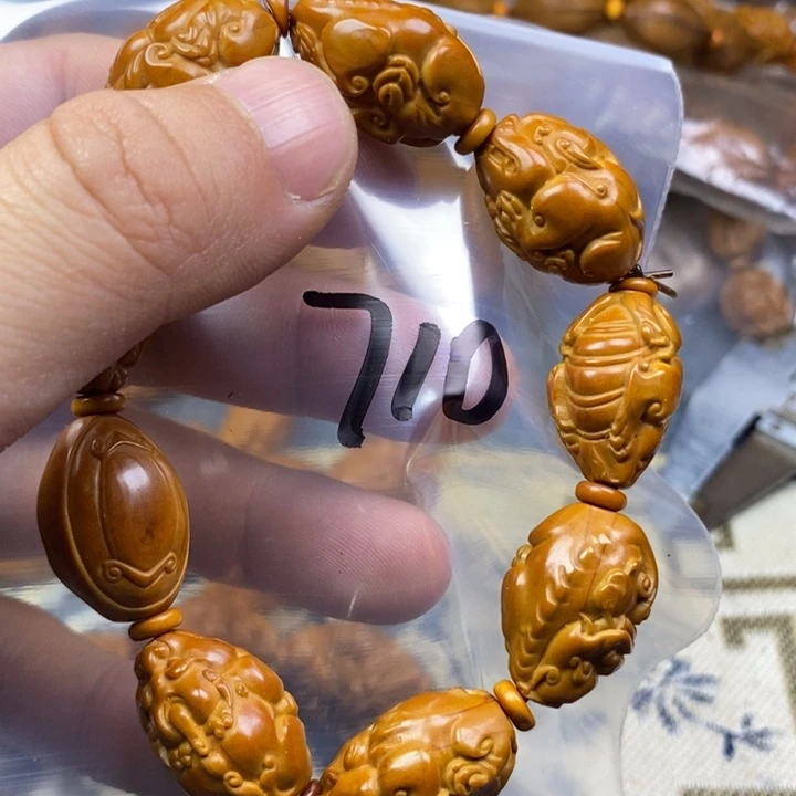 手串/手链橄榄核橄榄核雕工艺手串