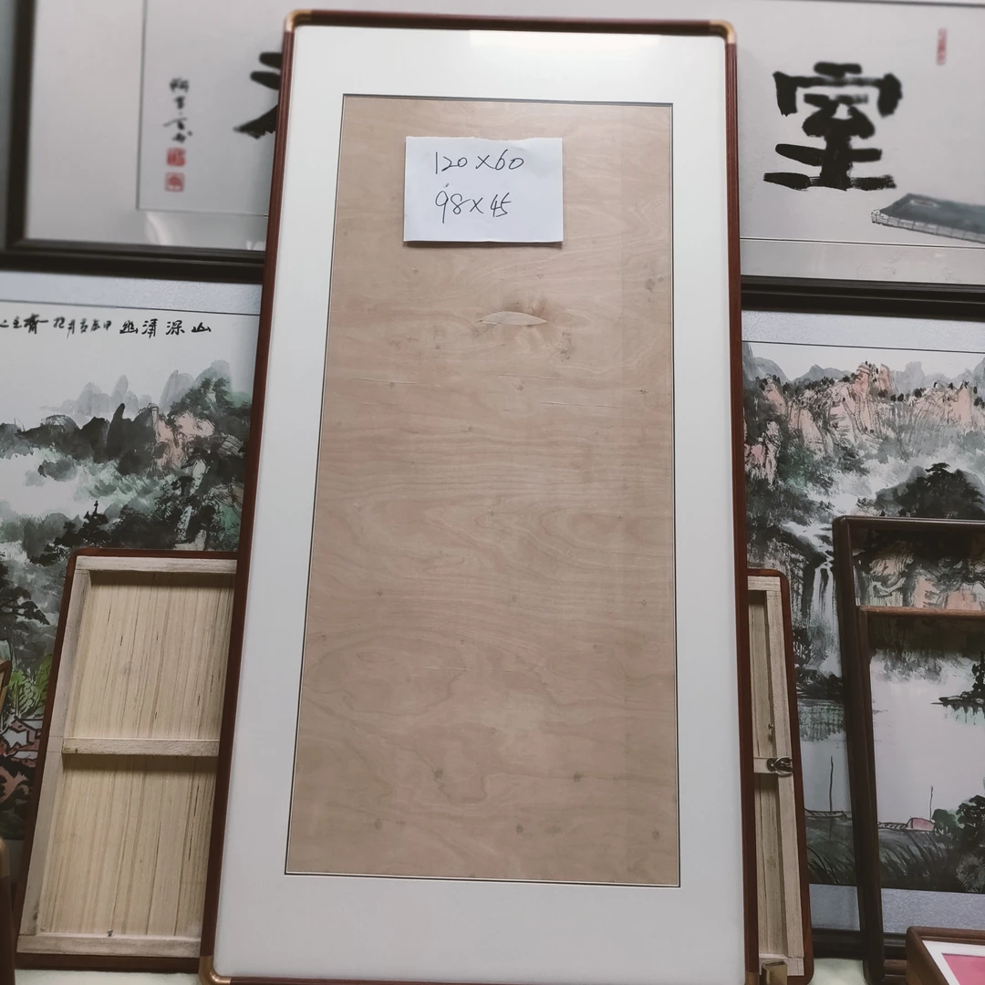 120/60仿铜角实木画框全套配齐
