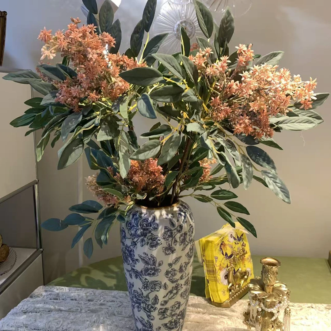 掬涵接骨木仿真花客厅长枝摆件样板间轻奢ins风高端氛围感花【荐】