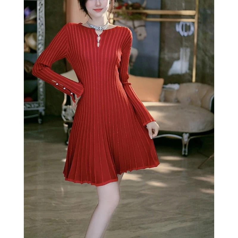 3-18【情人岛】时尚修身显瘦气质连衣裙