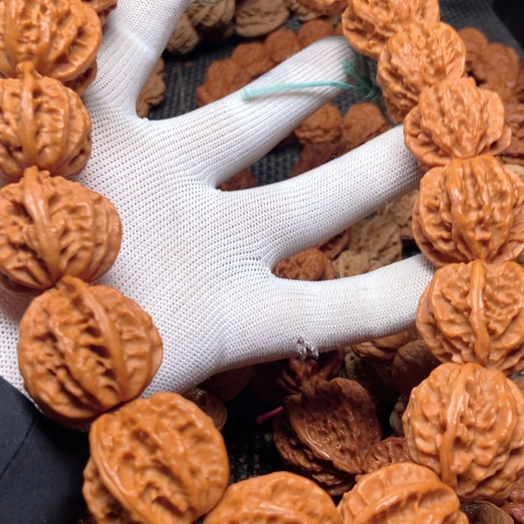 吊坠文玩核桃粗筋八棱手持