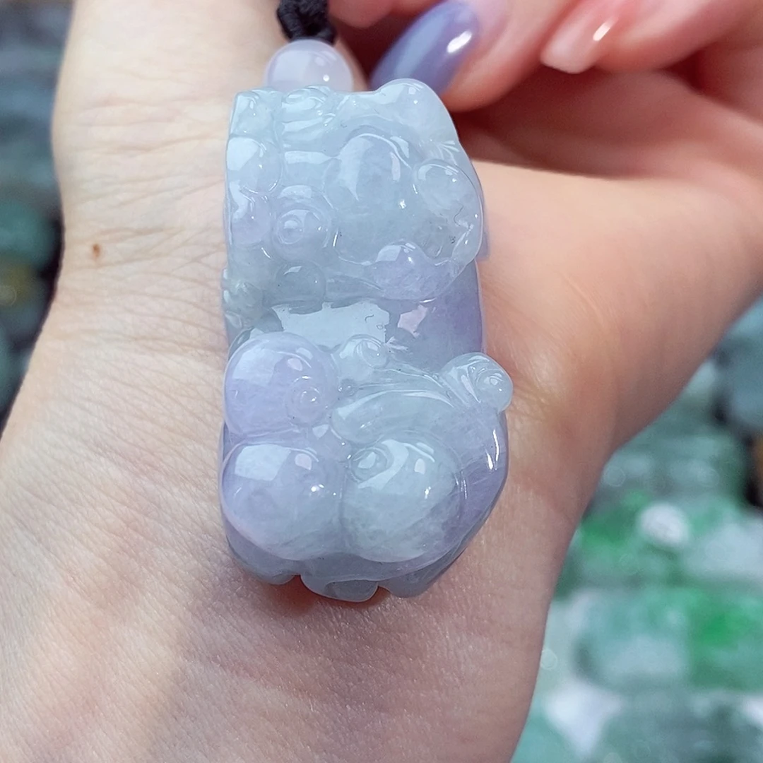 颈饰未镶嵌翡翠天然