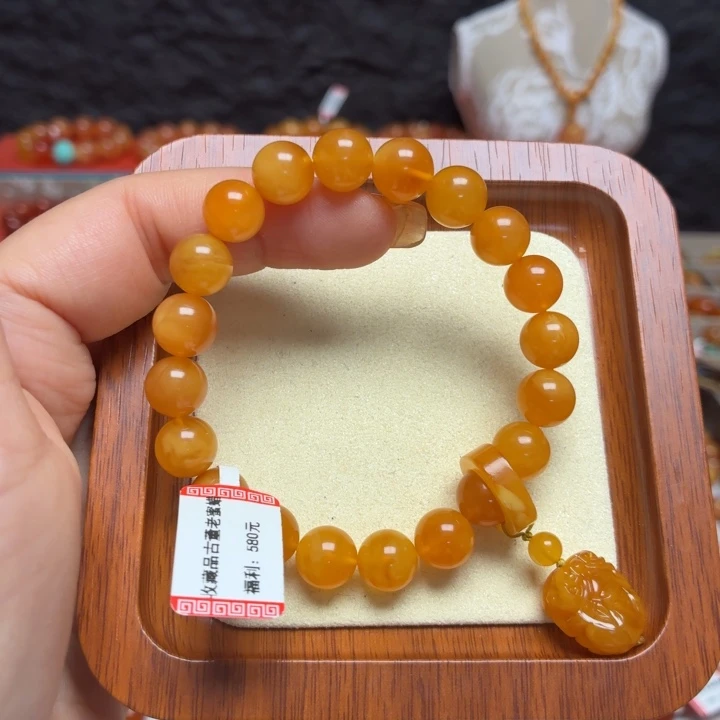 蜜蜡未镶嵌手链手串