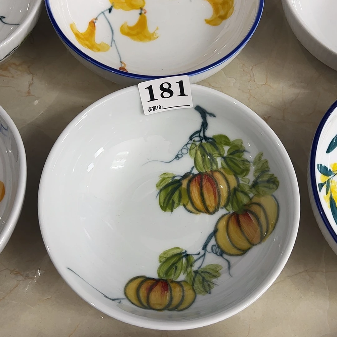 瓷片景德镇陶瓷手工手绘制作
