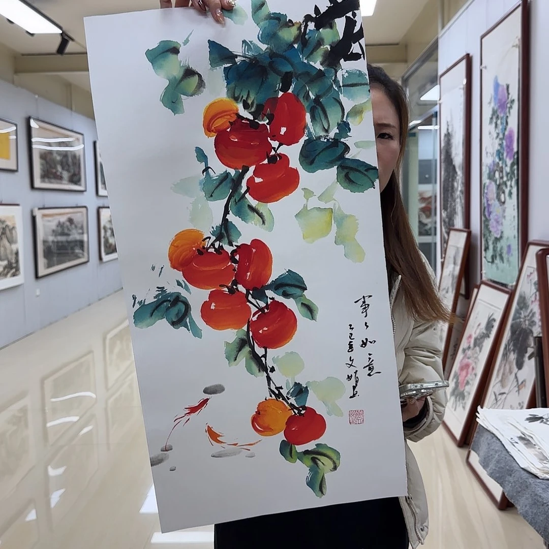 国画国画作品集一个由