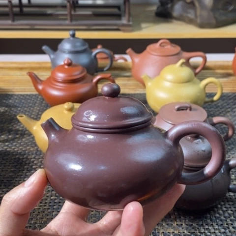 紫砂茶叶盒潇***?宜兴紫砂壶