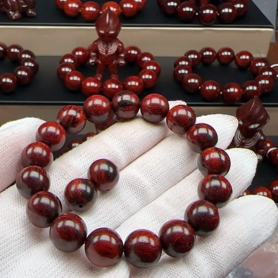 C***小叶紫檀手串/手链原生态印度小叶紫檀1.2琴料