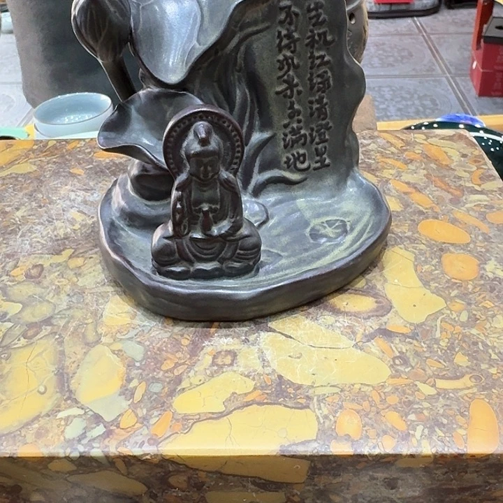 陶烧摆件一个，陶烧