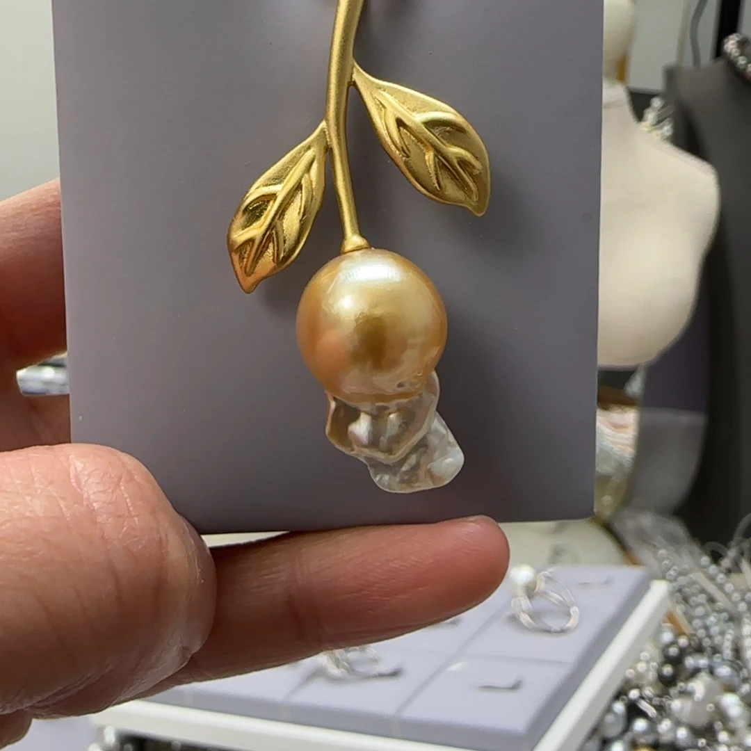 海水珍珠颈饰未镶嵌雨**。