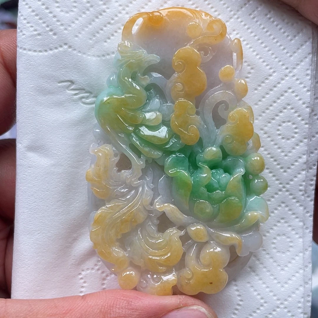 颈饰未镶嵌翡翠翡玉缘翡翠