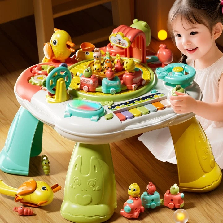 宝宝玩具多功能游戏桌早教益智婴幼儿一周岁儿童礼物2男女1到3岁4