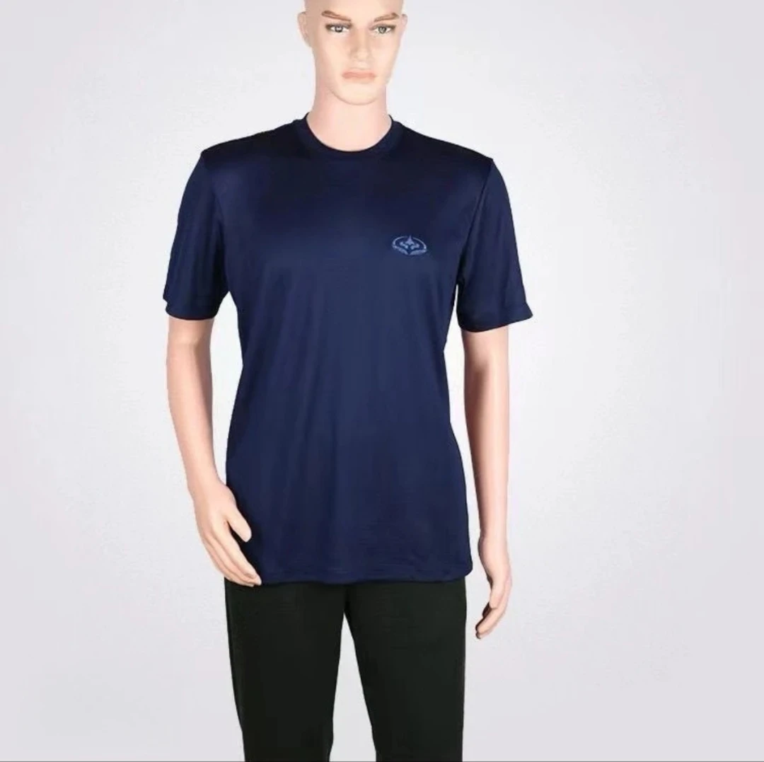 14藏青地勤圆领衫T恤短袖时尚休闲