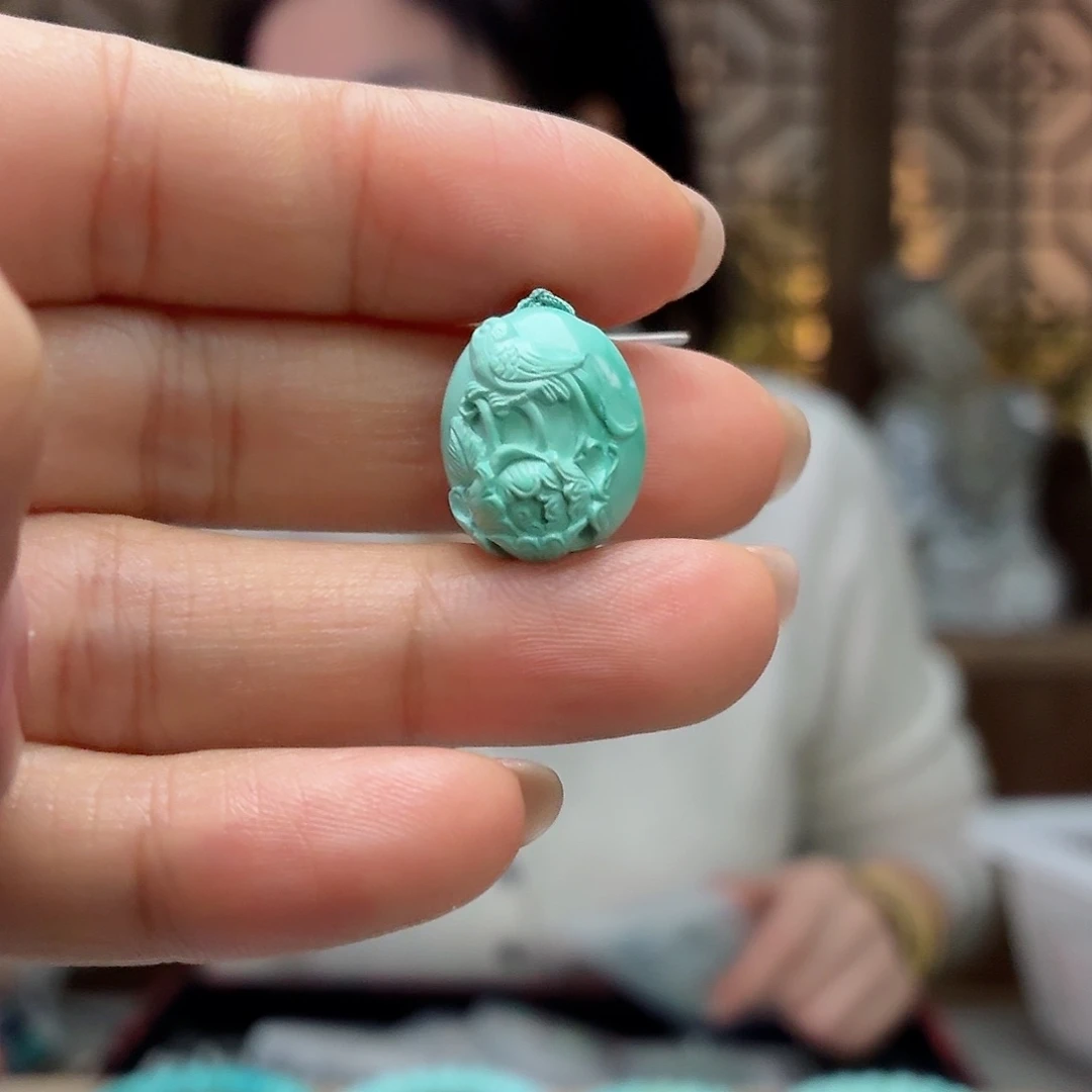 未镶嵌绿松石珠宝奇石